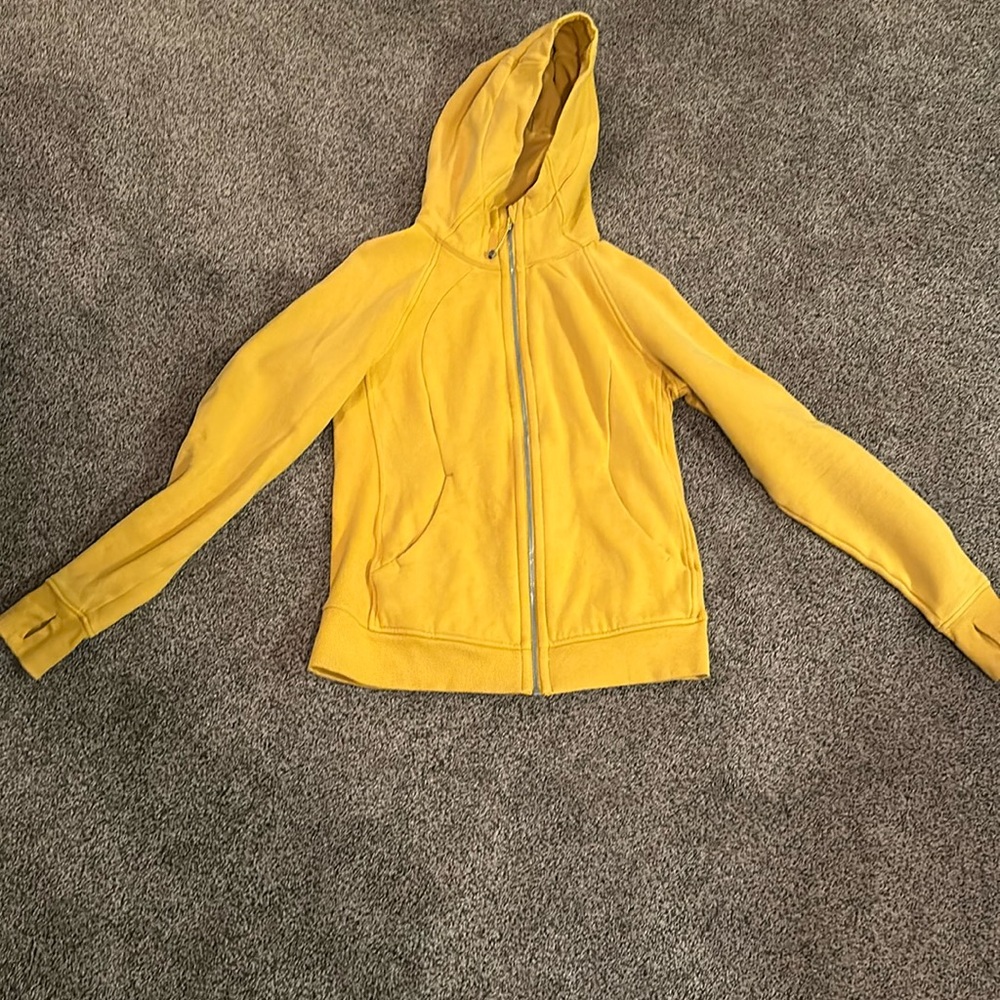 Lululemon scuba original yellow size 10
